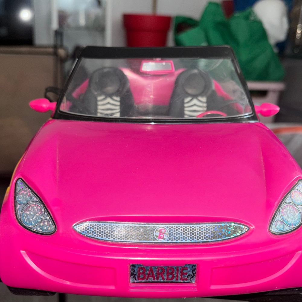 Barbie Glam Pink Convertible Vehicle